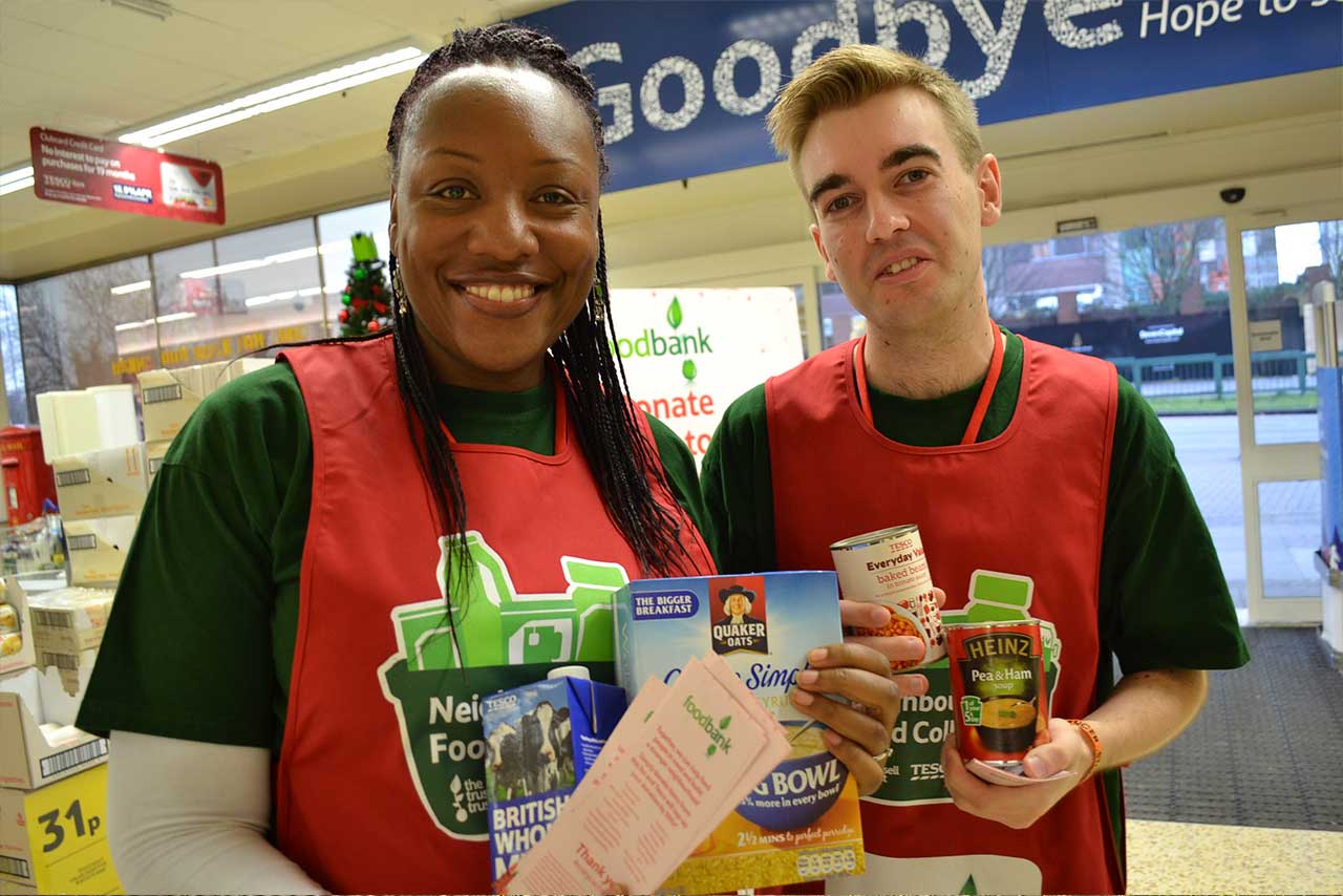 Thanks To Our Local Tesco Stores And Their Customers Stockport Foodbank